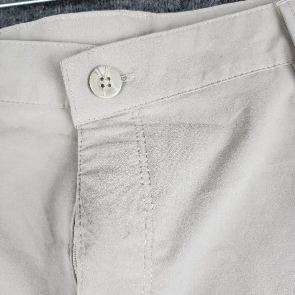Columbia PFG Fishing Shorts Mens 46 Beige FS4602 Stretch Quick Dry Performance